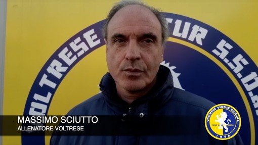 Calcio, Voltrese. Mister Sciutto dopo il 2-2 con l'Albenga: "Un punto con la capolista si accoglie sempre bene, ma quelle azioni finali..." (VIDEO)
