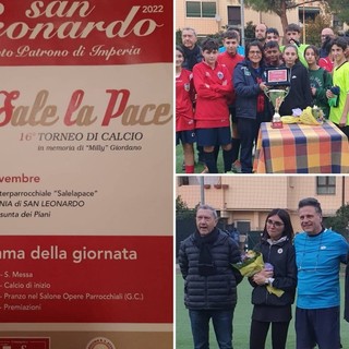 Calcio. Imperia-Albenga vince il 16° torneo 'Sale la Pace'