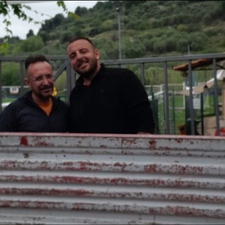 Calcio. Partnership in vista tra Borgio Verezzi e Soccer Borghetto? Il presidente Ferrara ha fatto visita a Marco Pizzorno