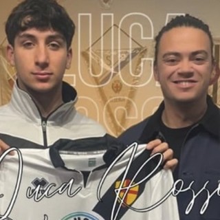 Luca Rosso, autore della prima rete dell'Albingaunia Under 21