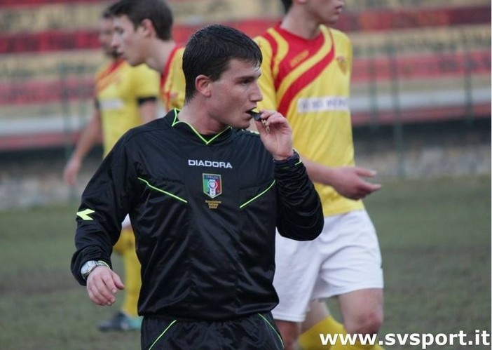 L'arbitro Andrea Alberti