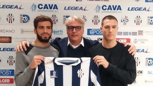 Calcio. Serie D, Lombardi e Degl'Innocenti sono i due nuovi volti del Savona: &quot;Siamo arrivati in una società importante&quot; (VIDEO)