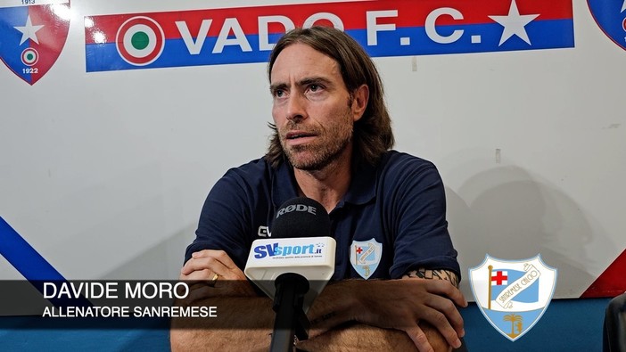 Calcio, Sanremese. Moro chiama più coraggio dopo la sconfitta di Vado: "Deve essere la nostra prerogativa durante tutto l'anno" (VIDEO) Calcio, Sanremese. Moro chiama più coraggio dopo la sconfitta di Vado: "Deve essere la nostra prerogativa durante tutto l'anno" (VIDEO)