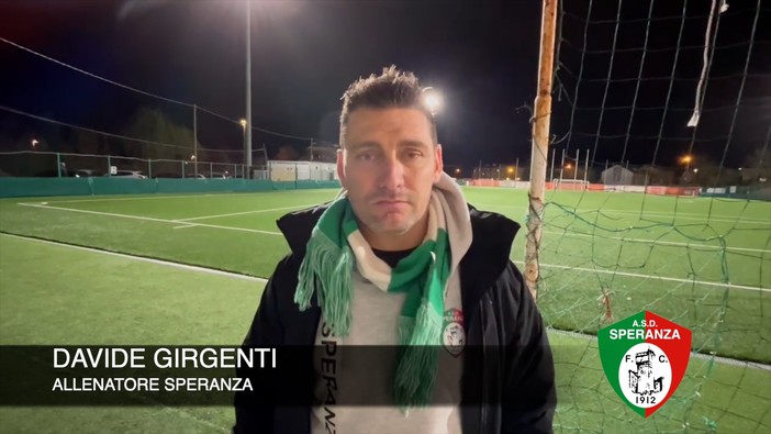 Calcio, Speranza. Girgenti non boccia i rossoverdi: &quot;Da una sconfitta come quella con il Città di Savona c'è solo da imparare&quot; (VIDEO)