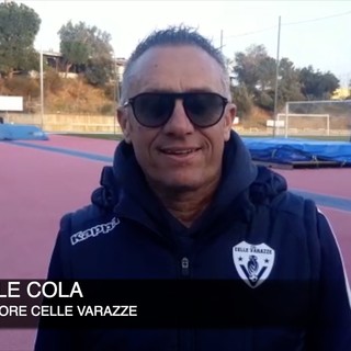Calcio, Celle Varazze. Cola guarda oltre il 6-0 al Bragno: &quot;Bene i nostri giovani, quest'anno dobbiamo seminare e crescere&quot; (VIDEO)