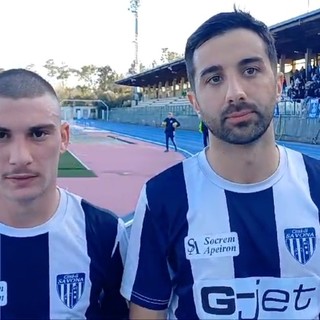 Calcio, Città di Savona. Romano e Barone mattatori contro l'Olimpic: "Pubblico top e possiamo ancora crescere" (VIDEO)