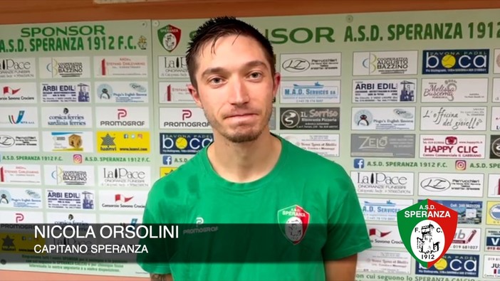 Calcio, Speranza. Orsolini promuove in toto la prova con il Savona: "Quasi perfetti, volevamo dare una risposta forte dopo l'Olimpic" (VIDEO) Calcio, Speranza. Orsolini promuove in toto la prova con il Savona: "Quasi perfetti, volevamo dare una risposta forte dopo l'Olimpic" (VIDEO)