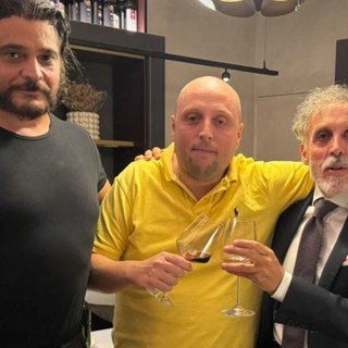 Simone Marinelli insieme all'avvocato Massimo Cittadino e Andrea Agostino Simone Marinelli insieme all'avvocato Massimo Cittadino e Andrea Agostino