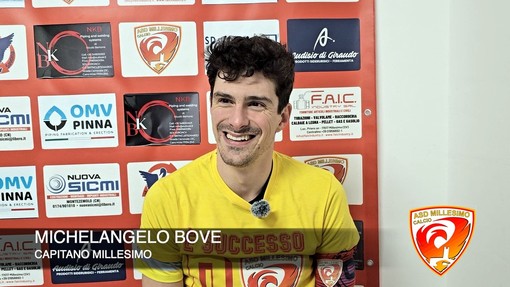 Calcio | Millesimo in Serie D. L'addio più dolce per capitan Bove: "Dalla rinascita del club è stata una cavalcata incredibile. Un ruolo in dirigenza? Ne stiamo parlando" (VIDEO)