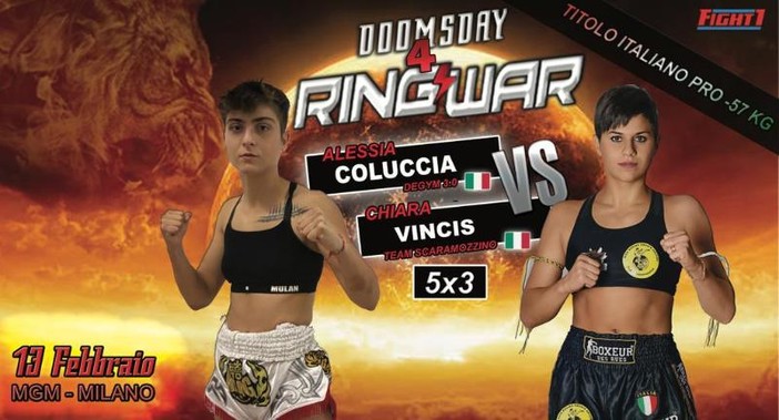 Muay Thai. Arriva la chiamata in extremis per Chiara Vincis, domenica la finale per il titolo italiano