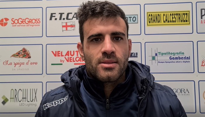 Calcio, Campomorone. Gandolfo bum-bum ed è subito doppietta: "Abbiamo tante frecce al nostro arco. L'Albenga? Forte, ma pià indietro fisicamente" (VIDEO)