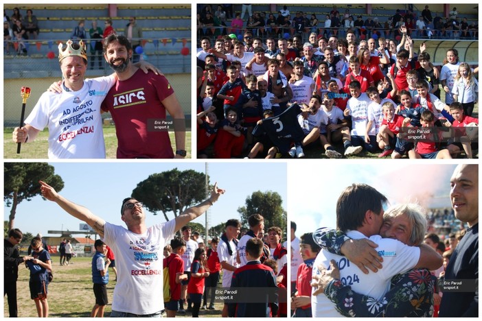Calcio. E' il trionfo della San Francesco Loano, il ritorno in Eccellenza è ora realtà: tutti gli scatti della festa rossoblu (FOTOGALLERY)