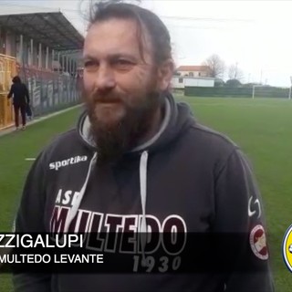 Calcio, Multedo Levante. Bazzigalupi recrimina dopo il pari di Quiliano: "Ci mancano due rigori, ma gli arbitri sono come nostri compagni di squadra" (VIDEO)