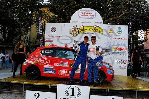 Rally, ottima trasferta toscana per la Effemme Autosport: la rossa 208 conquista la classe R2B al Casciana Terme