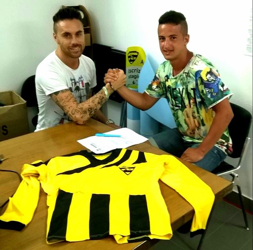 Il ds Panuccio con Alessandro Monteleone Il ds Panuccio con Alessandro Monteleone