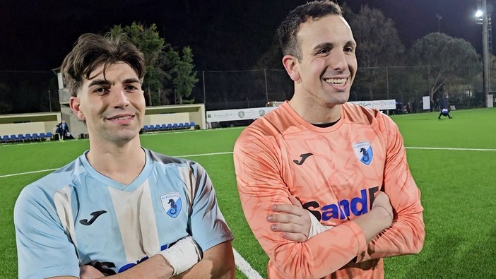 Calcio | Albissole. Coppa al cielo per Barisone e Pastorino: "Vincere un trofeo con questa maglia ha un sapore particolare" (VIDEO)