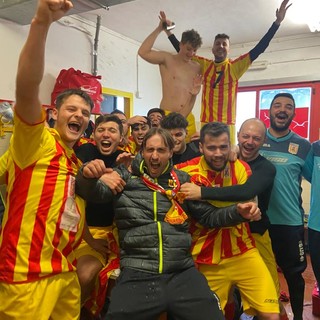 FOTONOTIZIA, Altarese. I giallorossi tornano al successo dopo due mesi, la festa dei ragazzi di mister Molinaro