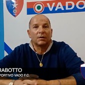 Calcio, Vado. Luca Tarabotto dopo il 2-1 sull'RG Ticino: &quot;Ora non parlo di mister Mancini. Rosa ottima, servono lavoro e convinzione&quot; (VIDEO)
