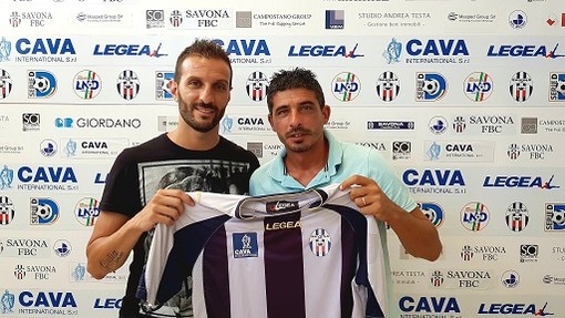 Vincenzo Cammaroto e Luca Tabbiani ai tempi del Savona Vincenzo Cammaroto e Luca Tabbiani ai tempi del Savona