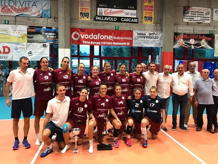 Volley B1 femminile girone A, la Chromavis Abo conquista il decimo torneo internazionale di Carcare