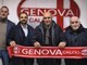 da sinistra: il ds Andrea Catania, il vicePres Matteo Machieraldo, il mister Luca Monteforte, il Presidente Marco Vacca da sinistra: il ds Andrea Catania, il vicePres Matteo Machieraldo, il mister Luca Monteforte, il Presidente Marco Vacca