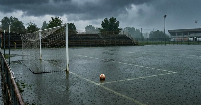 Calcio | Pioggia su tutta la Liguria, rinviate Rossiglionese - Veloce e Vado - Derthona Juniores