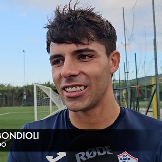 Calcio, Vado. Finalmente Bondioli: &quot;Ora sto bene. Gli obiettivi li scopriremo, l'importante è avere compagni forti e disponibili&quot; (VIDEO)