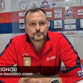 Calcio | San Francesco Loano. Rossoblu a metà dell'opera salvezza, Brignoli: "Atteggiamento giusto, ci giocheremo tutto in casa della Voltrese "(VIDEO)