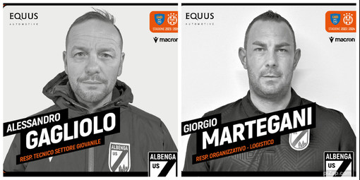 Calcio, Albenga. La società annuncia le prime novità per la stagione 2024/2025: sono Alessandro Gagliolo e Giorgio Martegani Calcio, Albenga. La società annuncia le prime novità per la stagione 2024/2025: sono Alessandro Gagliolo e Giorgio Martegani