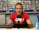 Calcio, Pietra Ligure. A Moraglia non basta l'estetica: "Non dev'essere fine a sè stessa, serve concretezza" (VIDEO) Calcio, Pietra Ligure. A Moraglia non basta l'estetica: "Non dev'essere fine a sè stessa, serve concretezza" (VIDEO)