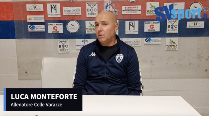 Calcio, Celle Varazze. Il messaggio di mister Monteforte: "Non siamo morti. Grandi complimenti alla San Francesco, ma gara in equilibrio" (VIDEO)