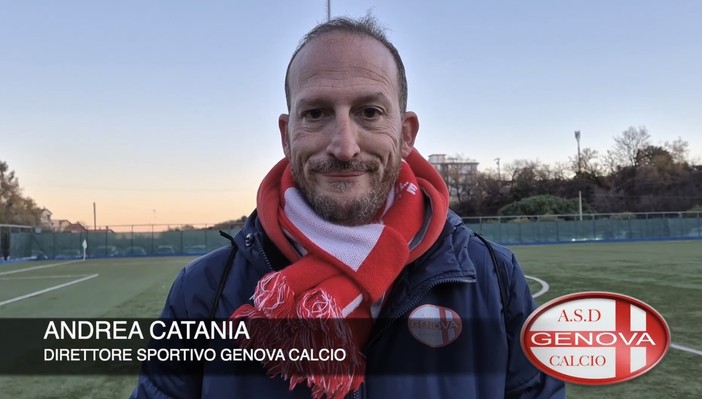Genova Calcio. Il ds Catania non boccia la prestazione di Loano: "Fermati da un grande Scalvini, grande approccio da parte di mister Monteforte" (VIDEO)