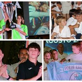 Calcio | Pietra Ligure.  Luci e passione in Piazza San Nicolò,  la Notte Biancoceleste lancia la nuova stagione sportiva (FOTO E VIDEO)
