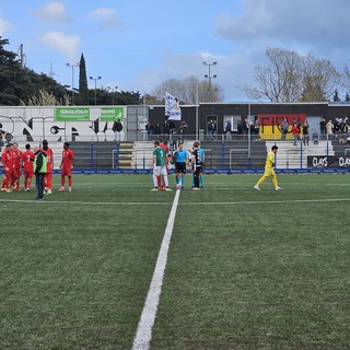 Calcio. Bongani beffa l'Albenga nel finale, non basta il gol di Diagne agli ingauni per tornare alla vittoria. Col Pinerolo è 1-1