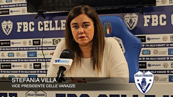 Calcio, Celle Varazze. Bicchiere mezzo pieno per Stefania Villa: &quot;Ci teniamo il punto con la Valenzana, la partita con il Club Milano non è ancora finita&quot; (VIDEO)