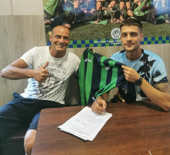 Calciomercato: il Legino amplia ulteriormente il proprio parco offensivo, presentato Stefano Calcagno