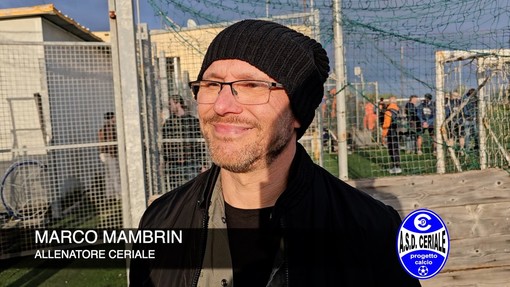 Calcio, Ceriale. Impresa sfiorata per Mambrin: "Abbiamo messo in difficoltà una Samm forte. Il gol annullato a Secco? Sensazione diversa rispetto all'arbitro" (VIDEO)