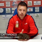 Calcio. S.F. Loano. Problemi in zona gol per i rossoblu, Cattardico: "Golfo Paradiso più bravo di noi nello sfruttare gli episodi" (VIDEO)