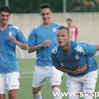 L'inchino di Pietro Daddi dopo il magistrale gol del 2-1