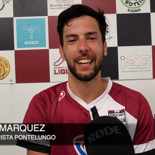 Calcio, Pontelungo. Marquez gol contro il Bragno: "Qui è famiglia, bravi a reagire dopo la brutta gara di Legino" (VIDEO)