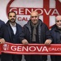 da sinistra: il ds Andrea Catania, il vicePres Matteo Machieraldo, il mister Luca Monteforte, il Presidente Marco Vacca