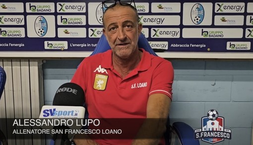 Calcio, San Francesco Loano. Il derby d'andata di Coppa è rossoblu, Lupo: &quot;Pietra forte, è una soddisfazione che i nostri ragazzi si meritano&quot; (VIDEO)