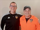 Il presidente Barbagallo e mister Luccisano Il presidente Barbagallo e mister Luccisano