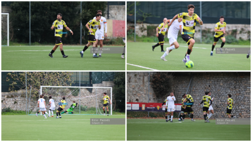 Calcio, Promozione. La Baia Alassio torna a vincere battendo il Finale 2-1: gli scatti del successo delle vespe (FOTOGALLERY)
