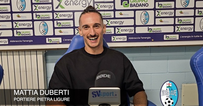 Calcio | Mattia Duberti si tiene stretto il Pietra Ligure: "Ho ancora tanta ambizione con questi colori. Saremo ancora più affamati" (VIDEO) Calcio | Mattia Duberti si tiene stretto il Pietra Ligure: "Ho ancora tanta ambizione con questi colori. Saremo ancora più affamati" (VIDEO)