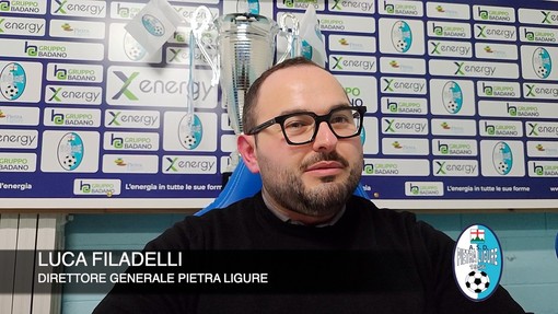 Calcio | Pietra Ligure. Filadelli tra campo e futuro: "Battuta una grande Genova Calcio. Il futuro? Non voglio essere un peso, questo club è al 50% del suo potenziale" (VIDEO)