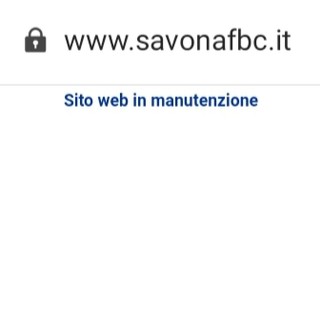 Calcio, Savona. Anche il sito ufficiale è ko Calcio, Savona. Anche il sito ufficiale è ko