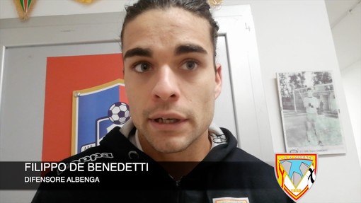 Calcio, Albenga. Un solo rimpianto per De Benedetti contro il Finale: &quot;Nel primo tempo avremmo dovuto esprimerci come nel secondo&quot; (VIDEO)
