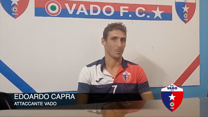 Calcio, Vado. Il primo gol ufficiale è di Capra: "Felice per aver iniziato con una vittoria. Le nostre fiammate? Col tempo avremo un gioco organico" (VIDEO)