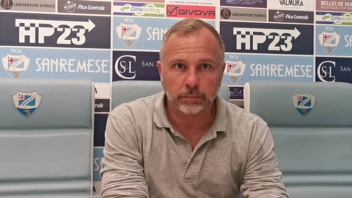 Sanremese, Mister Giannini dopo lo 0-0 con l'Asti: "Non abbiamo fatto quanto preparato ma questo terreno ci condiziona" (Video)